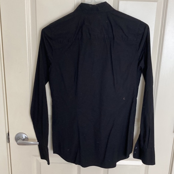 Black button down long sleeve J.Crew number 365 four tall - Picture 4 of 4